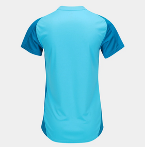 Camisa Flamengo 25/26 Treino Comissão Adidas Feminina - Azul+Vermelho